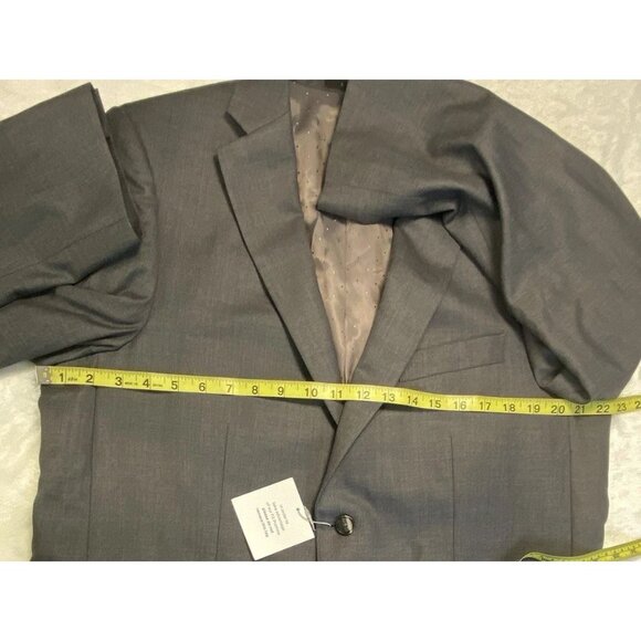 Indochino Blazer Mens 44 Gray Wool Cashmere Sports Coat Jacket Luxury Lined - Picture 6 of 12